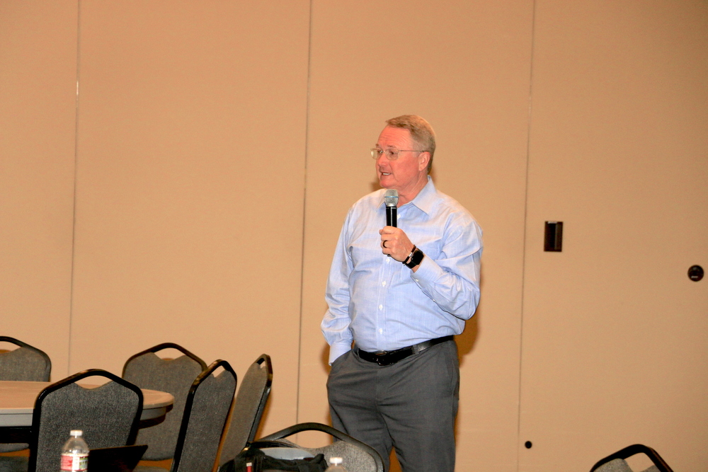 Joey Walters speaking at Fall Conference